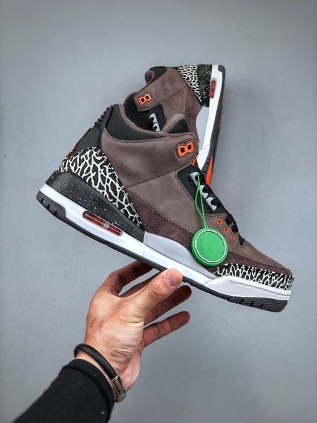 

with box 3s fear pack basketball shoes men women jumpman 3 night stadium total orange-black lifestyle designer sneakers for athletic sports
