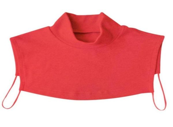 

solid color turtleneck half dickey detachable fake collar neck warmer 23ge bow ties5884765, Black;gray