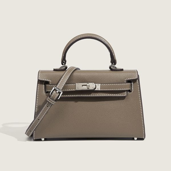 

new lady her crossbody bag fashion luxurys designer mini kellys 19 tote handbags ladies versatile women's genuine leather kelly's