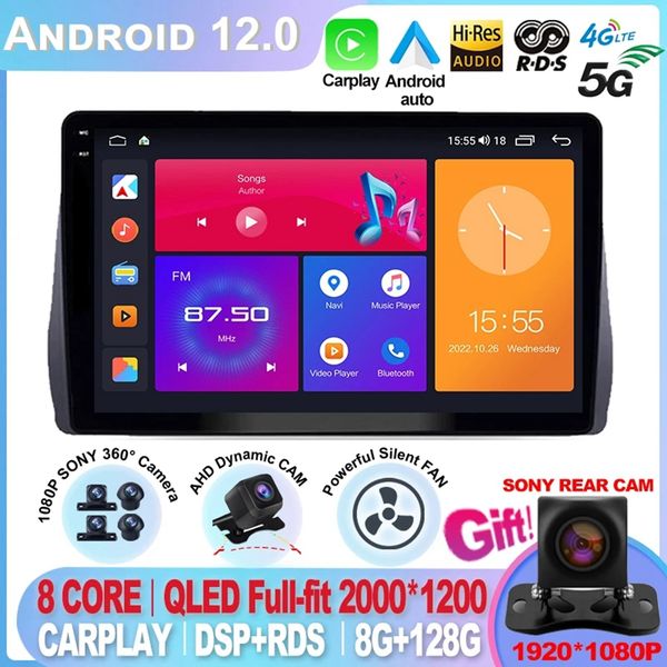

for toyota wish 2010-2018 2 din car multimedia player gps navigation wifi 4g bt carplay radio no double din car stereo-2