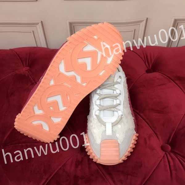 

new luxurys designer fashion mens casual shoes striped vintage shoes vintage trainers lace-up platform sneaker, Black