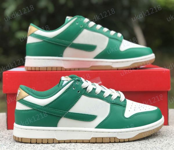 

sandals shoes classic sb running men women sneakers malachite green metallic gold dunks low sports trainers