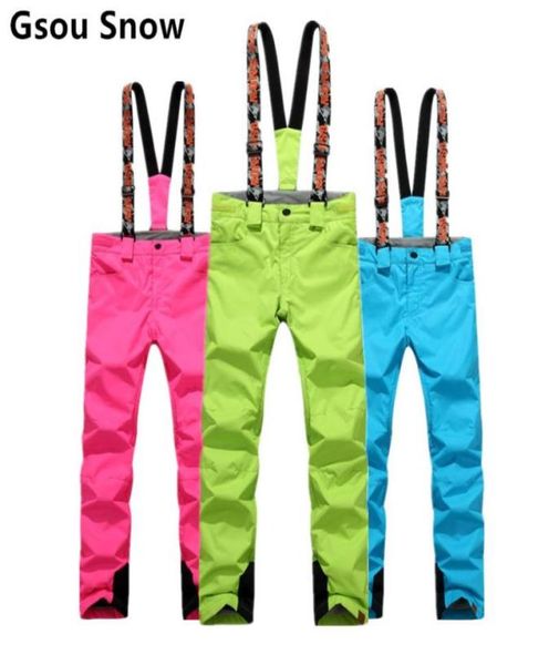 

skiing pants colorful ski women 2021 sonwboard water resistant pantalones esqui snow pantalon femme1616468