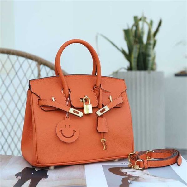 

family h luxurys birkins 7a bag tote genuine leather large 2023 spring and summer lightweight handbag large capacity women's