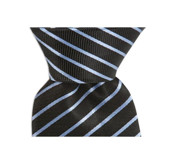 

bow ties men classic striped silk necktie made in italy 75 cm width 145 length excellent outfit with suits3849910, Black;gray