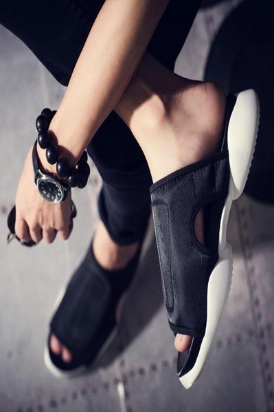 

y3 ro style gd slippers male sandals caltha shoes drag gladiator8531083, Black