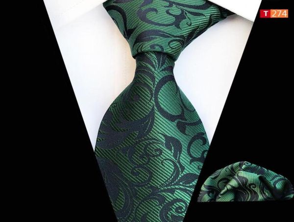 

8cm silk necktie pocket handkerchief ties set for men blue business formal wedding floral tie accessories bow9244757, Black;gray