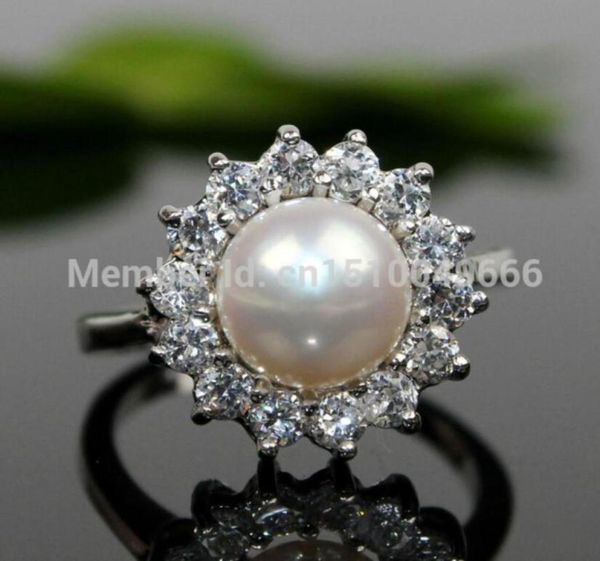 

gtgtgtgenuine freshwater cultured pearl ring white 79018646684, Silver