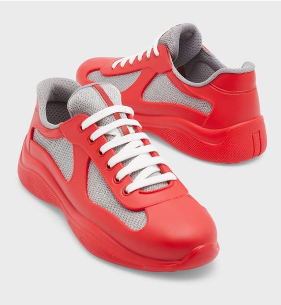 

luxury men casual shoes america's cup sneakers soft rubber and bike fabric sneakers cow genuine leather low platform sneaker colors so, Black