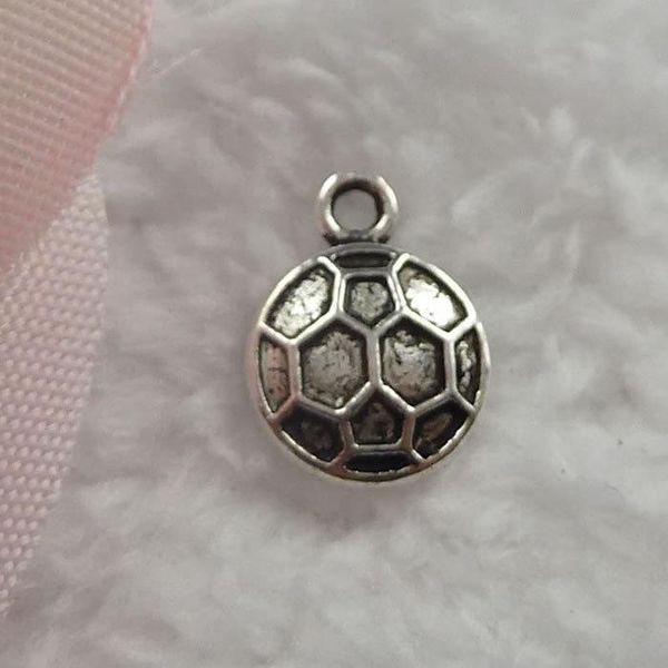 

other 320 pieces antique silver football charms 15x11mm #103
