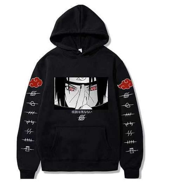 

blade series plush large men's and women's lovers' sweaters trend hoodie anime hoodie, Black