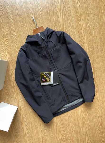 

men's jackets arc 2021 fleece hooded jacket outdoor sports warm waterproof casual new high end 65ess, Black;brown