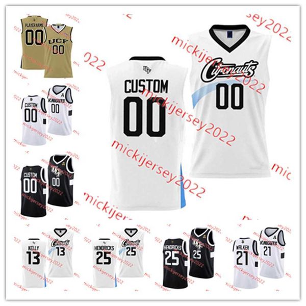 

ucf knights basketball jersey custom stitched mens youth c.j. walker taylor hendricks c.j. kelly lahat thioune jayhlon young michael durr da, Black;red