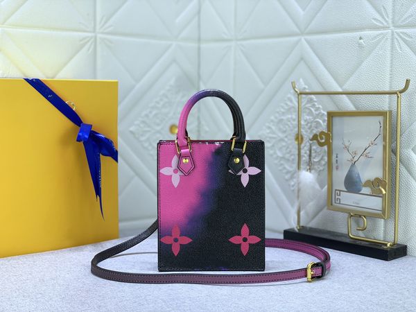 

petit sac platgradient color handbag crossbody bag pochette luxurys designers women sacoche purse leather messenger shoulder phone tote bags