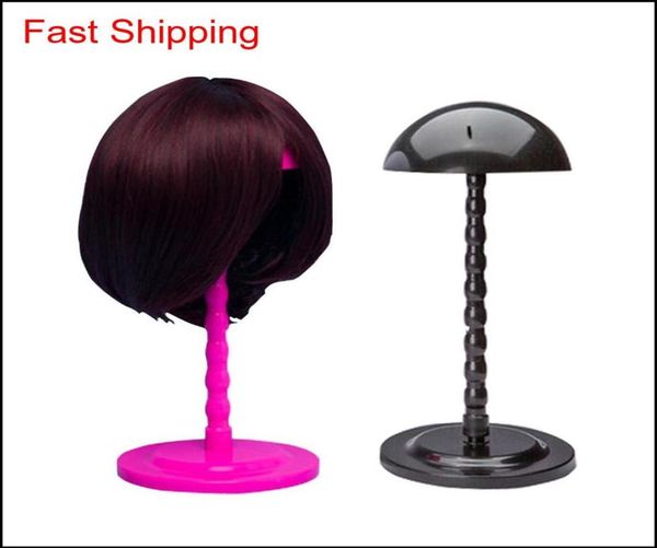 

2019 new star folding stable durable wig hair hat cap holder stand holder display tool qylhgj hairclippersshop340t1996581, White