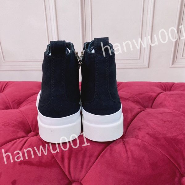 

2023 new r casual shoes vintage sneakers men sneaker women house striped shoes lace-up trainers platform, Black