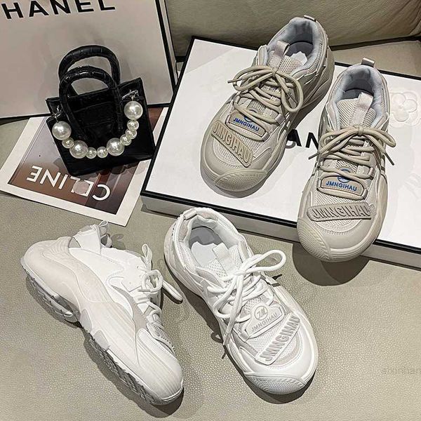 

mesh dad 2023 spring new women's thick sole casual running and sports shoes