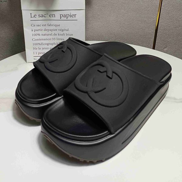 

slippers womens sandals slippers fashion classic flower brocade flatsole slippers leather rubber boots platform flip flop gear beach shoe lo, Black