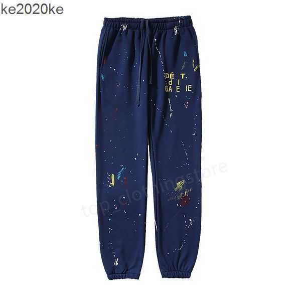 

galleries pants depts mens designer sport splash ink graffiti print cotton sweatpants luxury women jogger casual plus size vixz, Black