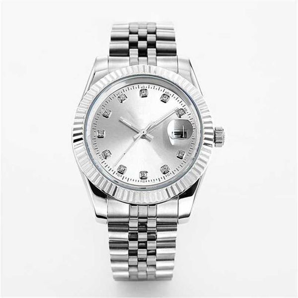 

roles designer watches auto automatic date 36 41mm stainless steel luminous waterproof 28 31mm women couples style classic wristwatches mont, Slivery;black