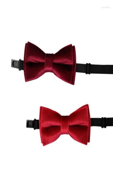 

bow ties men039s tie groom wedding party banquet butterfly gifts for men formal dress silk necktie wine red3639897, Black;gray