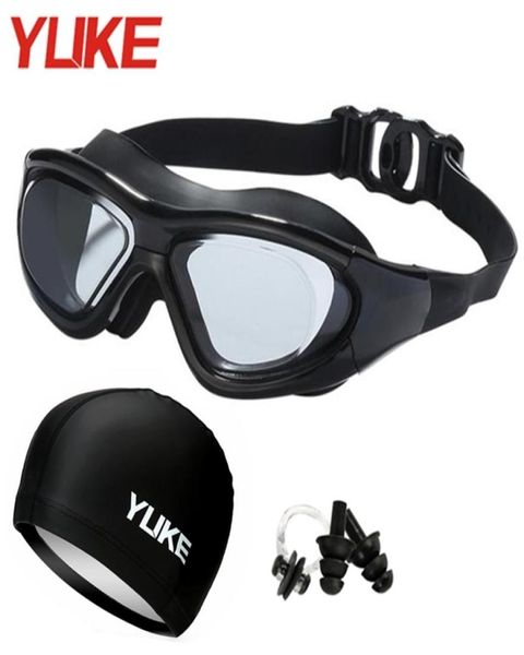 

yuke professional silicone adjustable swimming goggles antifog uv swimming glasses men women diving water sports swim eyewear 22055603812