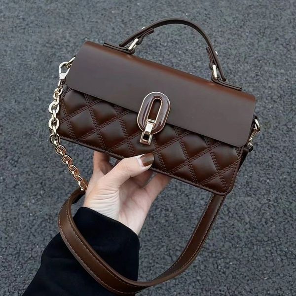 

2023 designer bag the tote handbag crossbody bag women's bag style retro hand-held small square bag high-end small bag for women