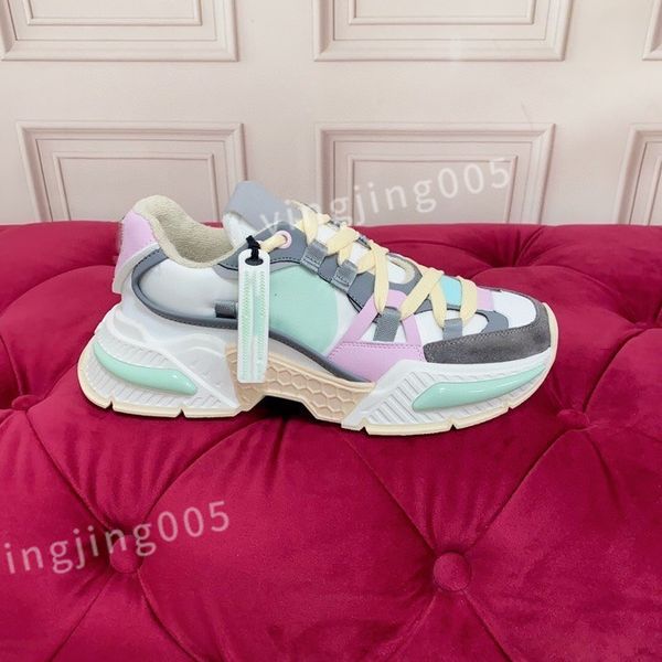 

luxury designer trainers sneaker vintage casual shoes classic men women designers sneakers leather shoes, Black