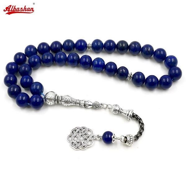 

bangle tasbih men gemstone lapis lazuli islamic rosary muslim paryer beads arabic misbaha bracelets eid gift ramadan accessories, Black