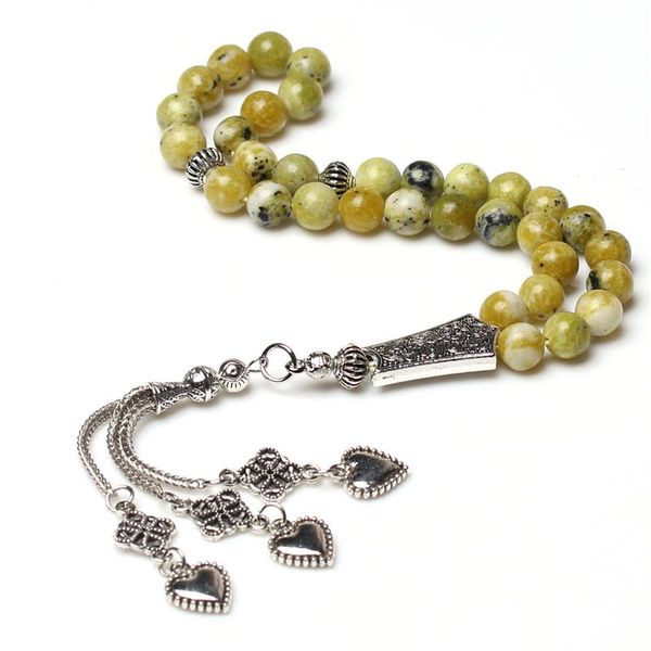 

bangle natural grass yellow stone islamic rosary muslim tesbih, Black