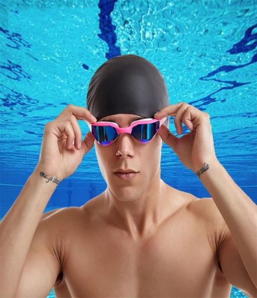 

antiskid racing swimming goggles plating anti fog hd anti uv competition swim glasses ultralight diving eyewear 2207066893945