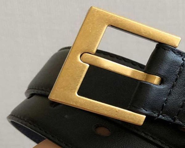 

genuine leather 3cm width ladies belt h0901018841779, Slivery;black
