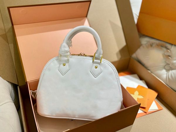 

designer bag cross body women shell alma bags fashion shoulder strip crossbody leather handbags purse ladies travel cosmetic bag handbag