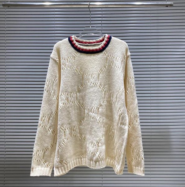 

23ss new men's sweaters casual fashion brand men women's designer sweaters couple top, White;black
