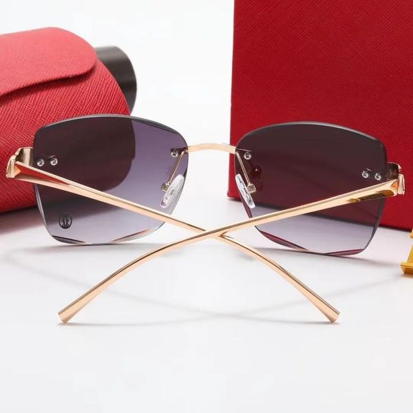 

factory wholesale glasses women irregular sunglasses for man goggle sunshade eyeshield adumbral with original box good quality fashion metal, White;black