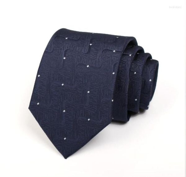 

bow ties fashion for men navy blue jacquard weave 7cm gravata profession work corbatas casual necktie formal mens tie whit gift bo5631298, Black;gray