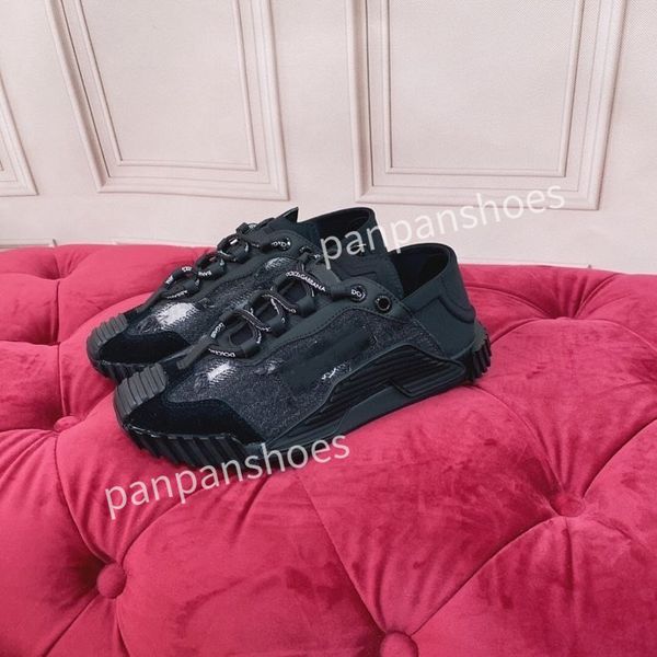 

2023 new luxury designer woman shoes leather lace up men fashion platform sneakers white black mens womens casual shoes