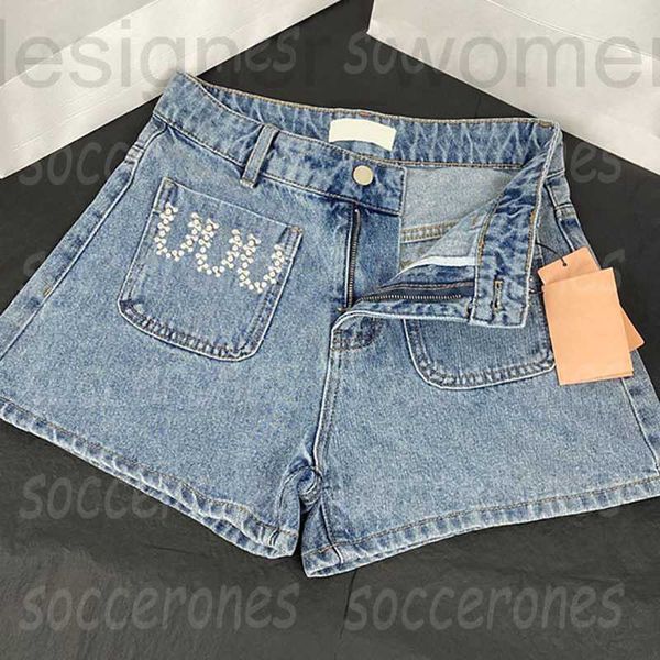 

women's plus size pants designer letters womens shorts denim vintage women 69wg, Black