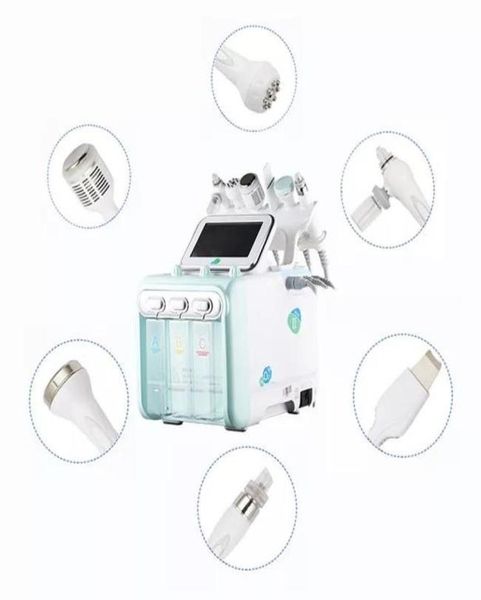 

portable 6in1 hydro peel microdermabrasion hydra facial deep cleaning rf ultrasonic bio wrinkle removal small bubbles beauty machi5471943