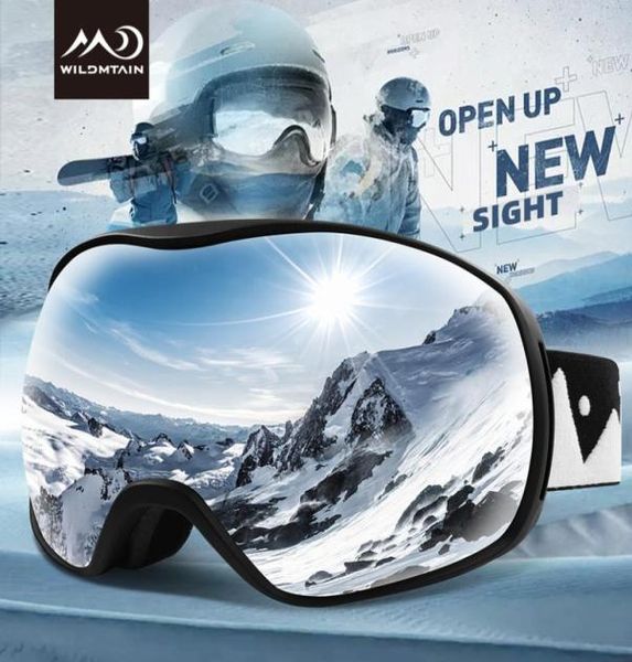 

wildmtain snowboard snow goggles anti fog dual layers ski goggles 100 uv protection outdoor sport youth men women ski glasses 29096169