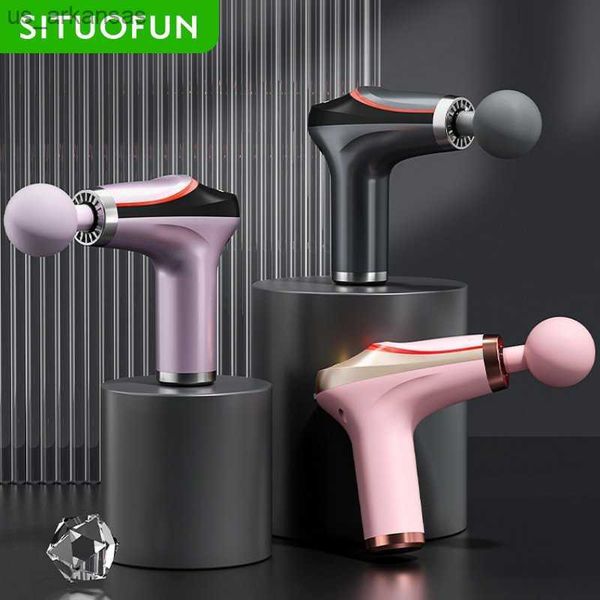 

full body massager situofun portable massage gun for body neck back sport deep tissue muscle relaxation fitness electric percussion pistol m