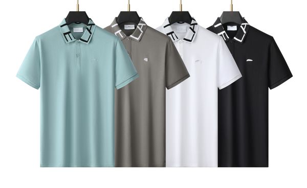 

2023ss spring luxury italy men t-shirt designer polo shirts high street embroidery small horse printing clothing mens brand polo shirt, White;black