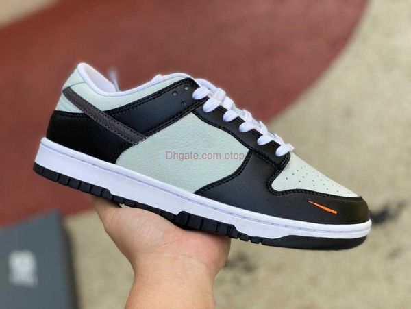 

2023 running low grey black orange mini mens womens shoes 1s grey black orange sports sneakers fn7808-001 size us 4-13 eur 36-47