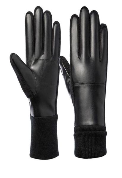 

ski gloves skiing full finger pu leather winter warm cold wind protection add velvet skinfriendly slip resistant cycling3543388