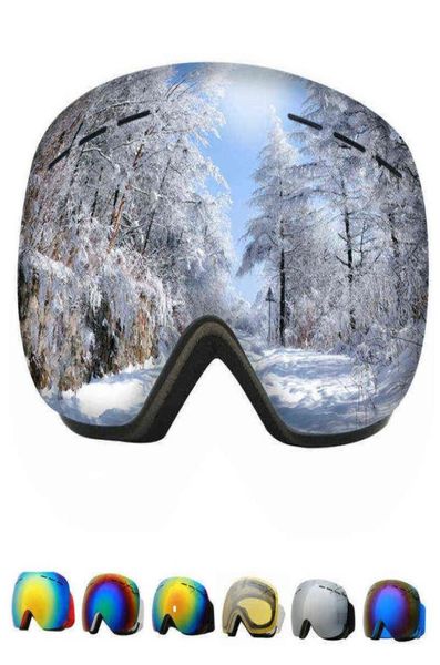

winter sport snowboard ski goggles windproof skiing eyewear double layers antifog ski mask glasses men women sunglasses goggles 27948178