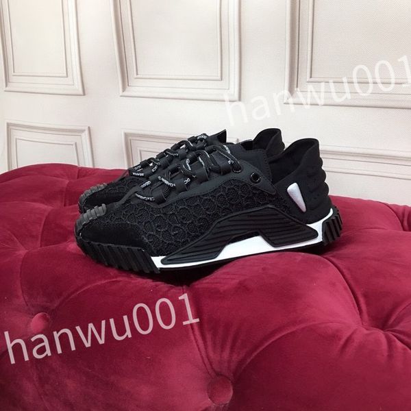 

new r fashion mens casual shoes striped vintage shoes vintage trainers lace-up platform sneaker size 35-41, Black