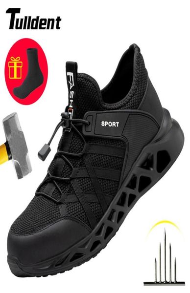 

men safety shoes work sneakers punctureproof safety boots men steel toe cap work boots indestructible shoes men boots security 221012058, Black;brown