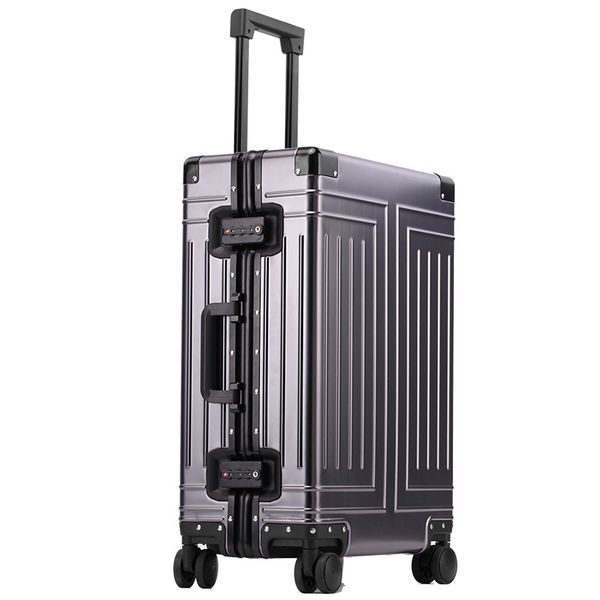 

all-aluminum magnesium alloy suitcase female and male