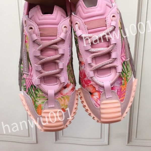 

designer fashion mens casual shoes striped vintage shoe vintage trainers lace-up platform sneaker, Black