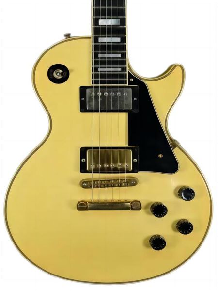 

1989 paul custom alpine white #gg1e6 lp electric guitar